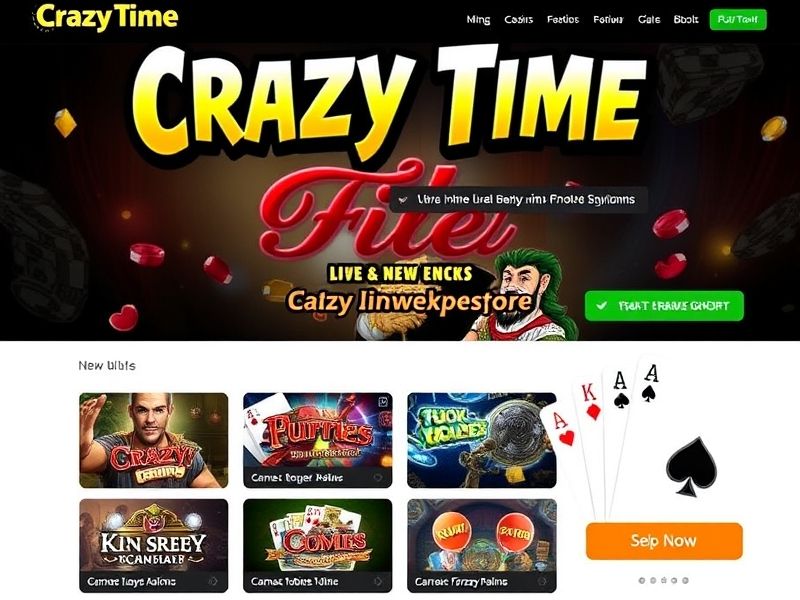 Explore the thrill of Crazy Time Online Game, a live casino hybrid combining roulette, slots, and multipliers. Learn how to play, odds, and where to enjoy the game with real money at licensed casinos.